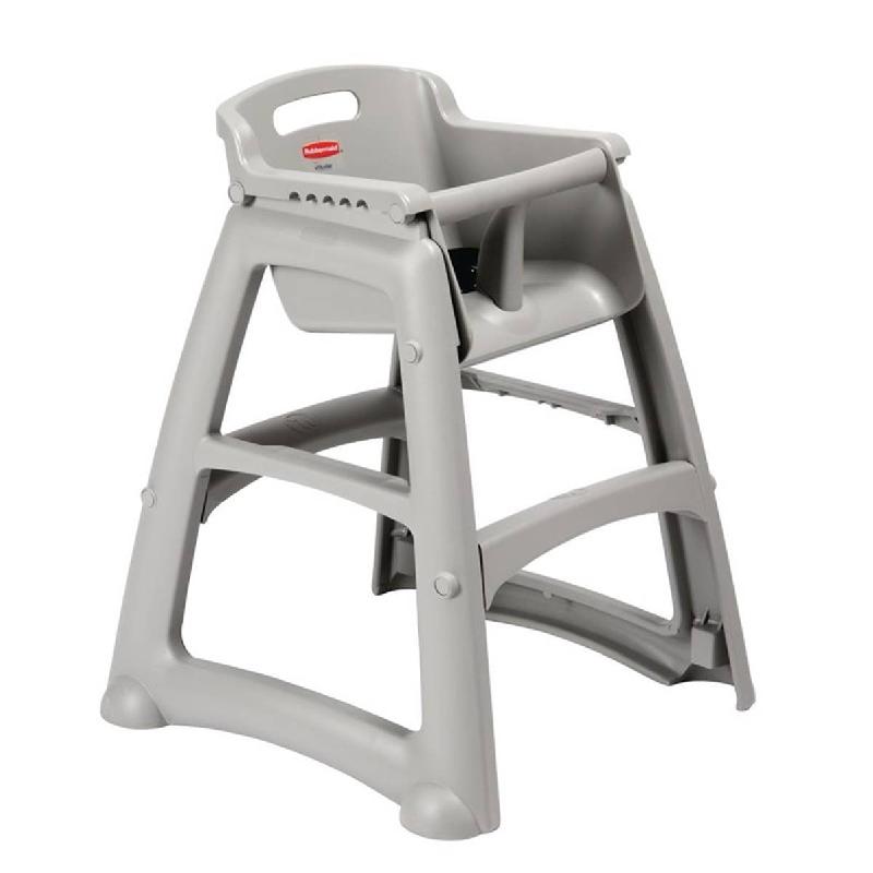Chaise haute empilable platine | Rubbermaid - M959_0
