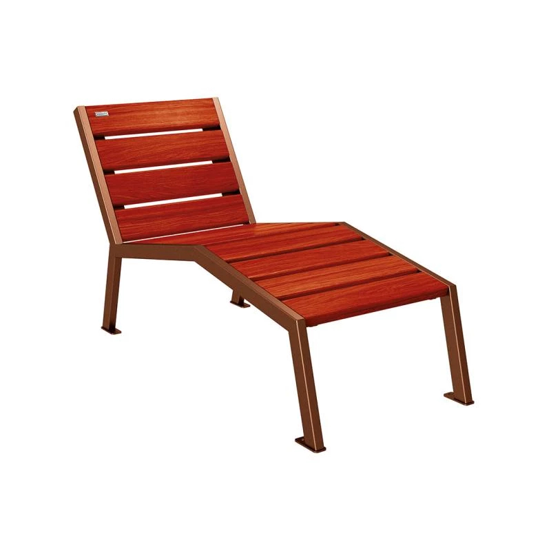 Chaise longue urbaine en bois_0