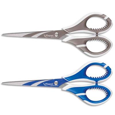 CISEAUX MAPED ZENOA FIT - 17 CM - SYMETRIQUES - ANNEAUX ERGONOMIQUES 3D