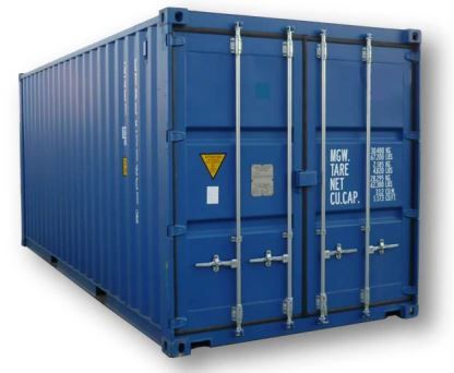 Container maritime 20 pieds high cube - Dimensions intérieures et extérieures détaillées_0