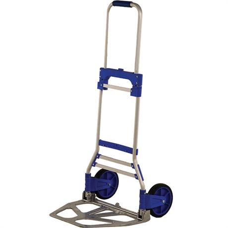Diable aluminium télescopique et pliable 120 kg_0