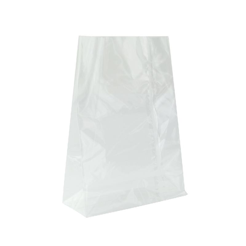 ECOLOMIQUE - 100 Pcs - Sac SOS PP transparent - 14 x 6,5 x 20,5 cm, fond plat - transparent plastique ECO210SOSPP5E_0