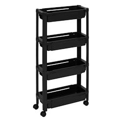 FIVE Desserte roulante extensible Resserre 4 Paniers Noir H 78.5 cm - noir JJ5438_0