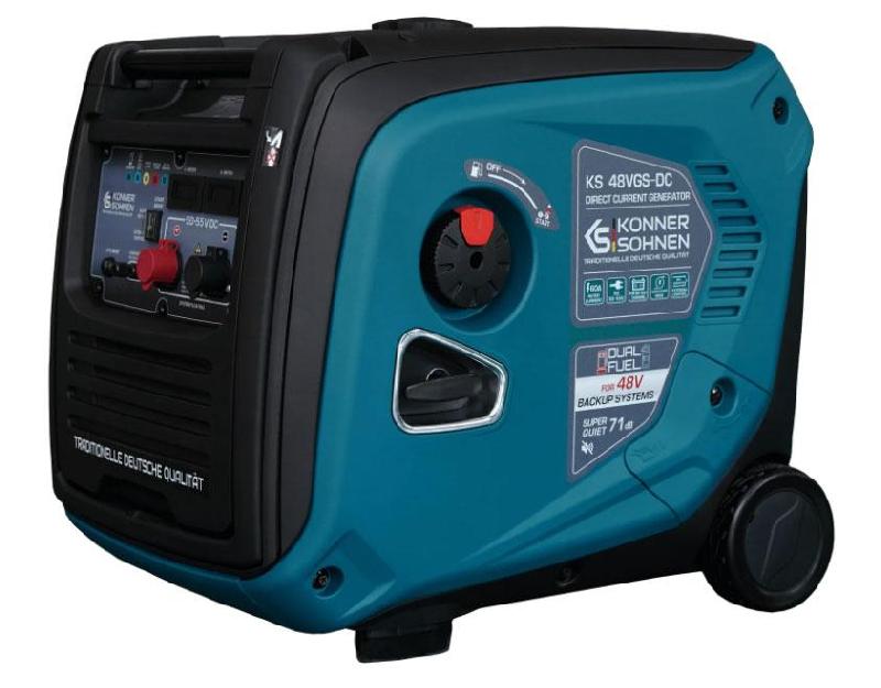 Générateur de courant continu insonorisé 50-55 V bi-carburant - KÖNNER & SÖHNEN - 48VGS-DC_0