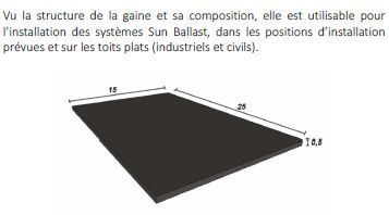 Gaines protectrice centrale photovoltaique toit terrasse_Accessoire_1