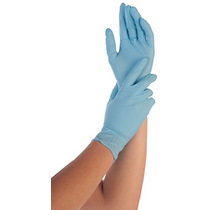 GANT EN NITRILE 'SAFE PREMIUM', L, BLEU - LOT DE 2