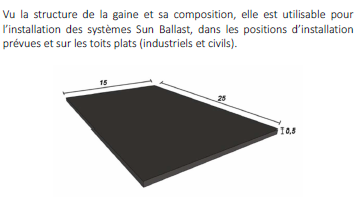 Gomme protectrice anti-humidité pour ballasts photovoltaïques - Protection du sol et écoulement des eaux de pluie_0
