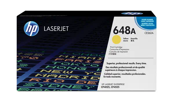 HP 648A toner LaserJet jaune authentique_0