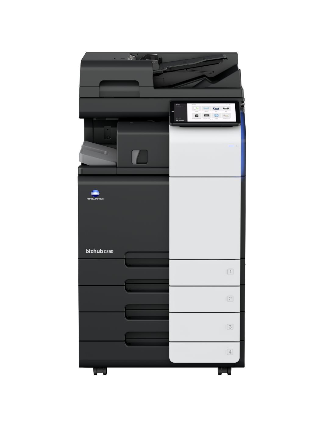 Imprimante multifonction Konica Minolta C250i - compacte, silencieuse avec écran tactile couleur et OCR intégré_0