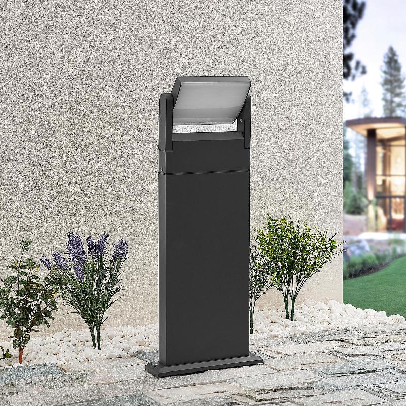 LINDBY CATHALENA BORNE LUMINEUSE LED GRIS FONCÉ