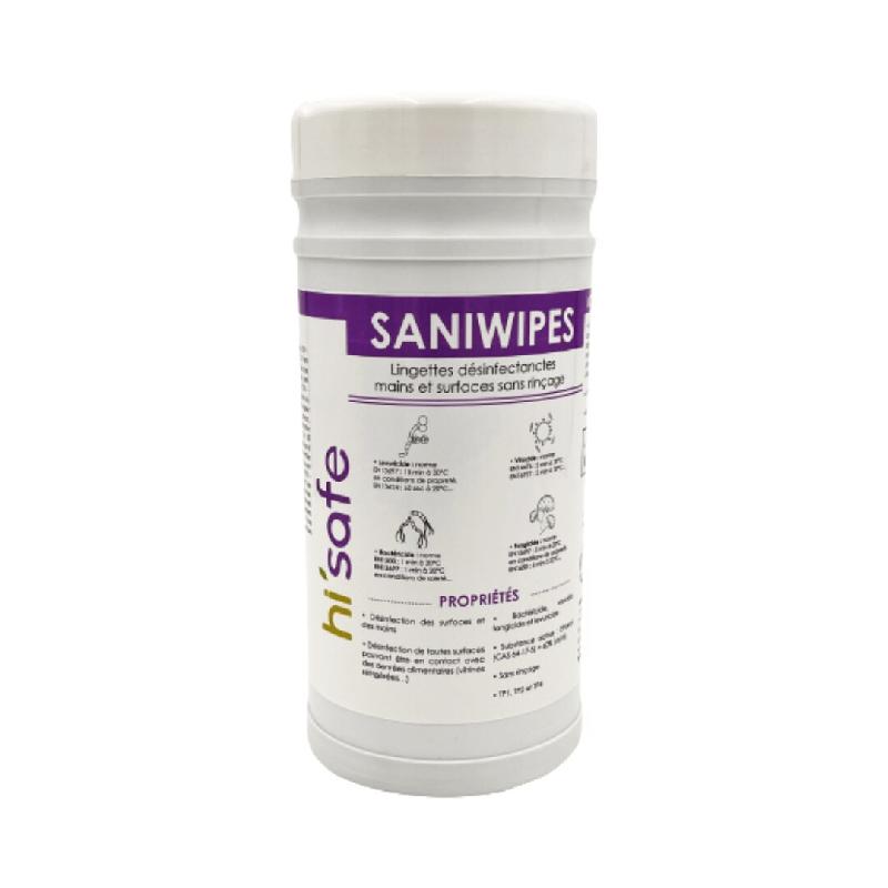 Lingette désinfectante sans rinçage contact alimentaire - Boite de 200 - 3770003326571_0