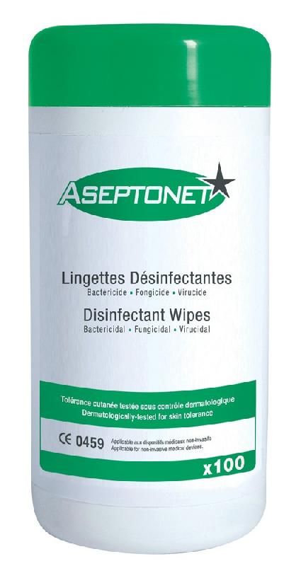 LINGETTES DÉSINFECTANTES ASEPTONET