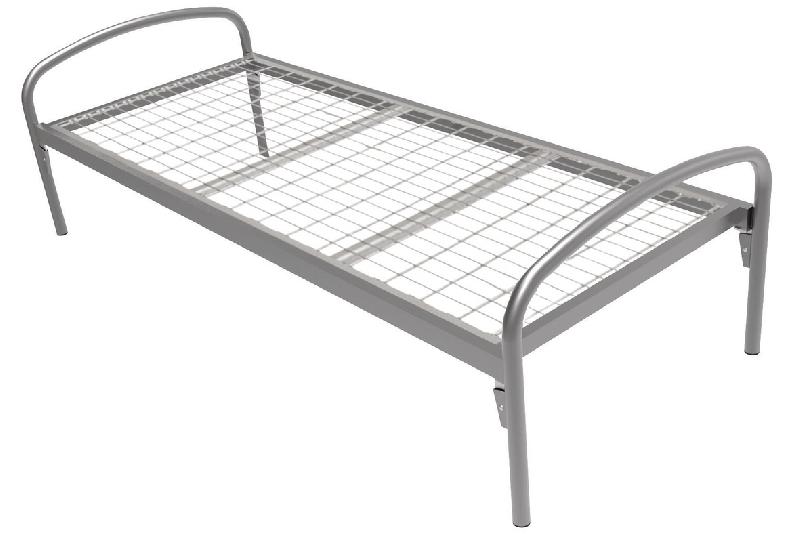 LIT SIMPLE THELIA TOUT MÉTAL SOMMIER TREILLIS 80 X 190 ALUMINIUM - MANUTAN COLLECTIVITÉS