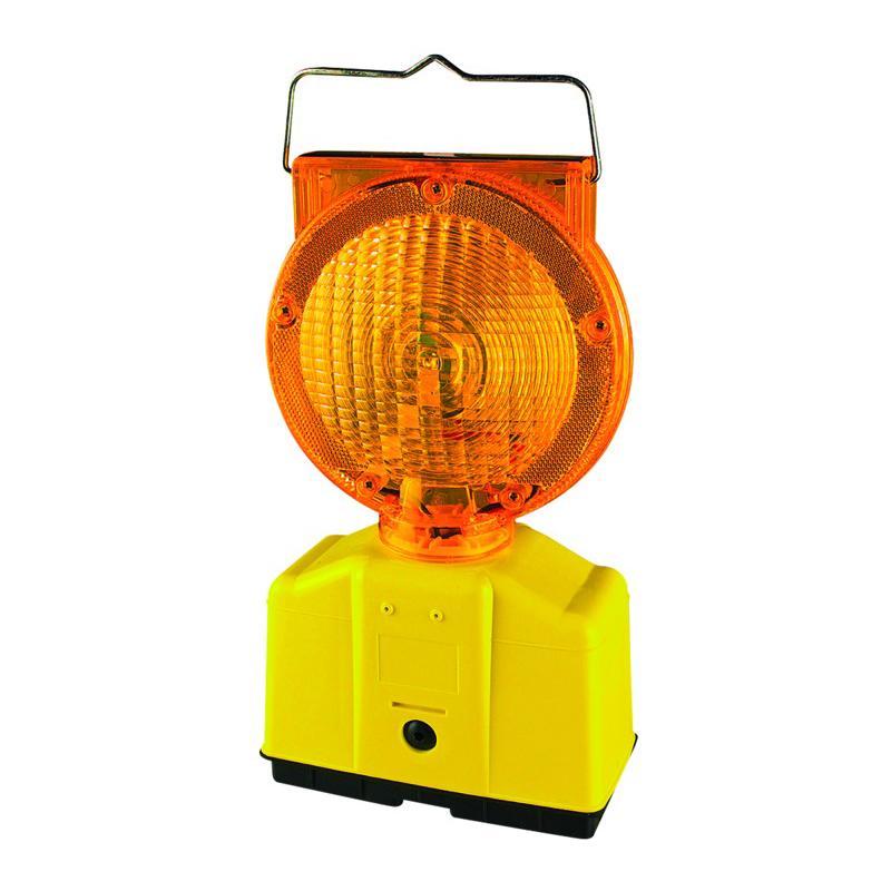 Lot de 3 lampes de chantier solaire clignotantes automatiques - 60 flash/min - TALIAPLAST - Réf. 500204 x3_0