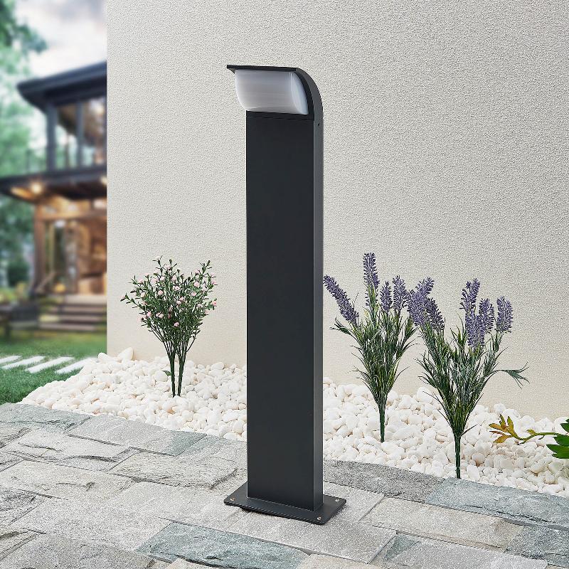LUCANDE, LUMINAIRE POUR SOCLE LED TINNA, 60 CM, ANTHRACITE, IP65