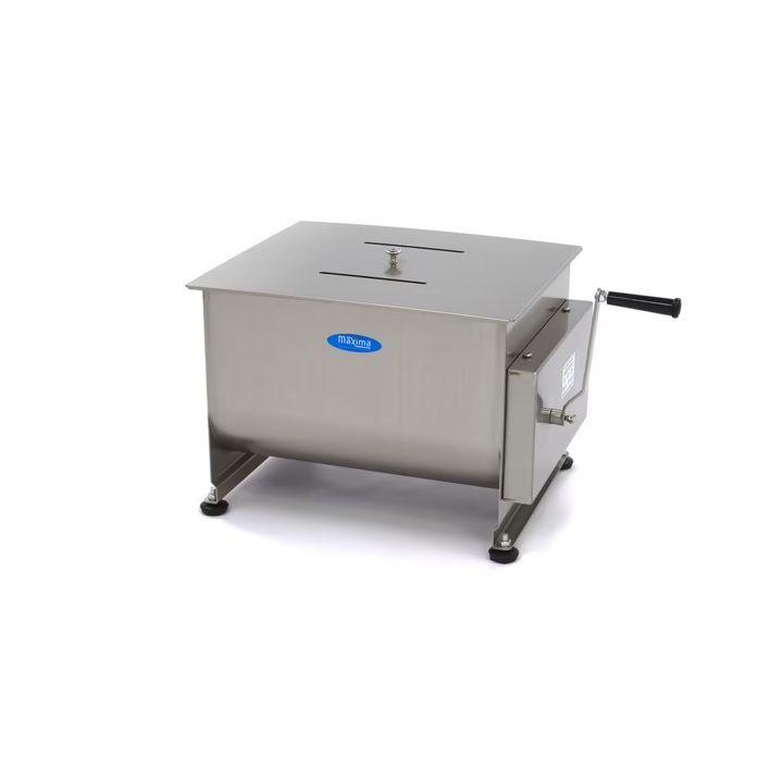 Mélangeur à viande manuel  ECO 40 L - 35 kg -  cuve fixe - axe double_0