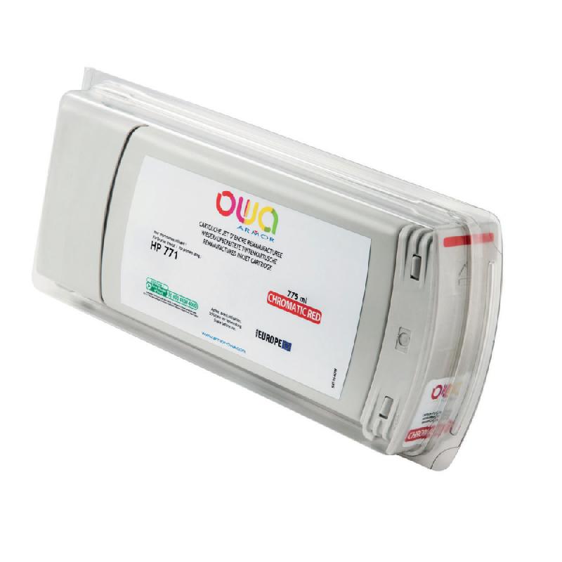 OWA B45164OW CARTOUCHE D'ENCRE REMANUFACTURÉE COMPATIBLE HP 771 - ROUGE