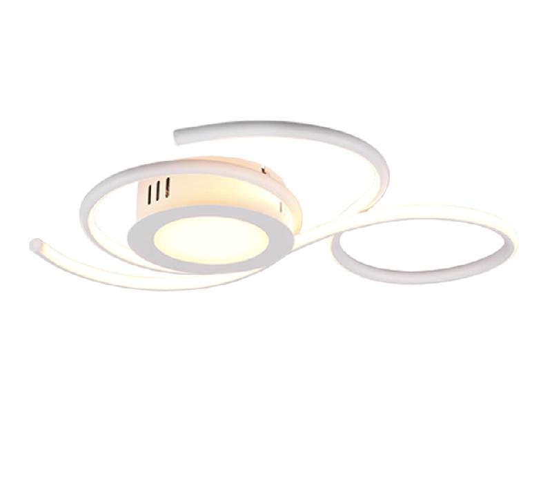 Plafonnier LED 4300lm, 2700-6000K, Dimmable, Blanc mat - Trio - Jive - blanc métal 4017807506242_0
