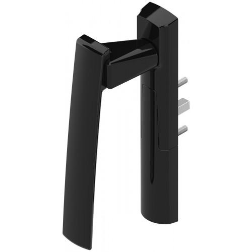POIGNÉE INTÉRIEURE DÉPORTÉE POUR PORTE COULISSANTE SARENA - NOIR MAT - 33/47 - DROITE LA CROISÉE DS