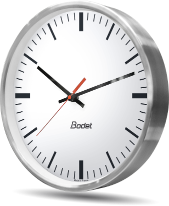 Profil 740 - Horloge analogique pour intérieur - POE, NTP, boitier inox, affichage HMS - BODET_0