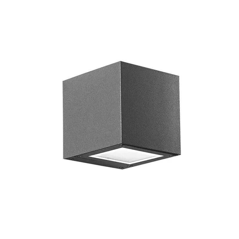 ROSSINI ILLUMINAZIONE Applique Led Argentée 9W Double Émission Carrée Ip65 3000K Anthracite - Eclairage Extérieur Design En Aluminium - gris 80154_0