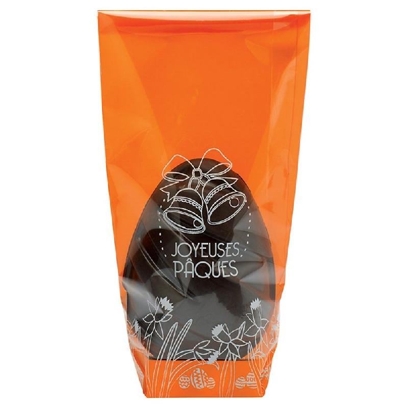 Sachet confiseur fond PP Joyeuses Pâques 12x27,5 cm - par 100_0