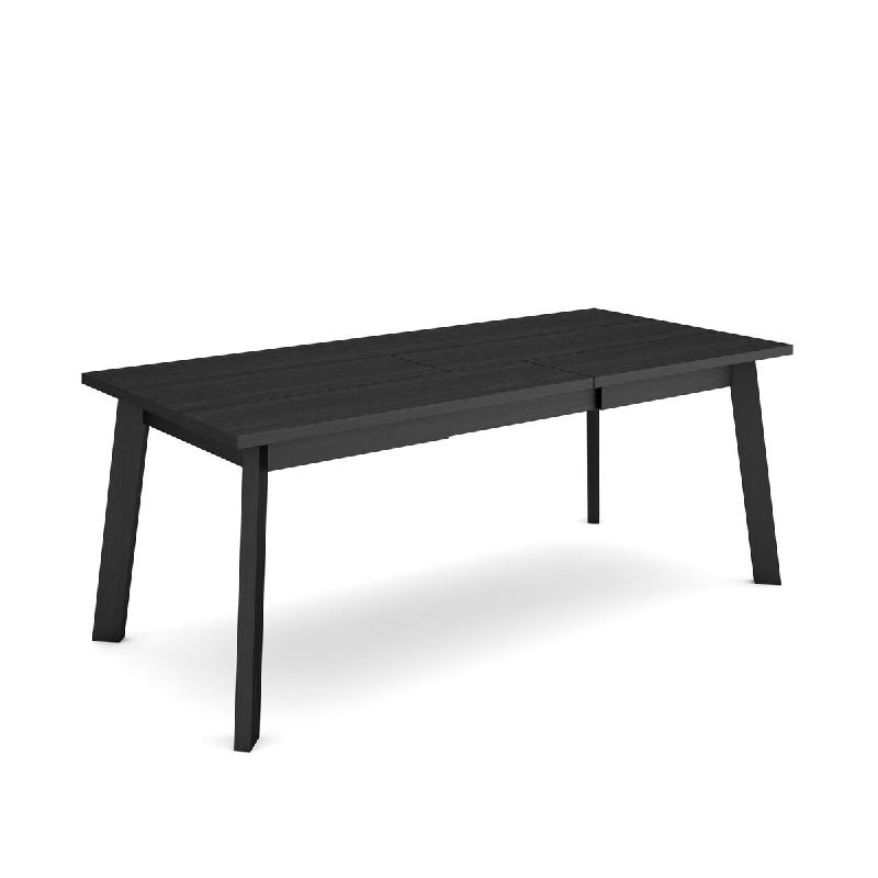 SKRAUT HOME Table à manger, 200, Pour 10 personnes, Pieds en bois, Noir - noir Bois manufacturé 391_19_0