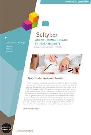 Softy Box - Logiciel pour agents commerciaux - Gestion des tournées, commandes et stocks sur PDA_0