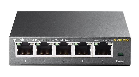 TP-Link TL-SG105E Non-géré L2 Gigabit Ethernet (10/100/1000) Noir_0