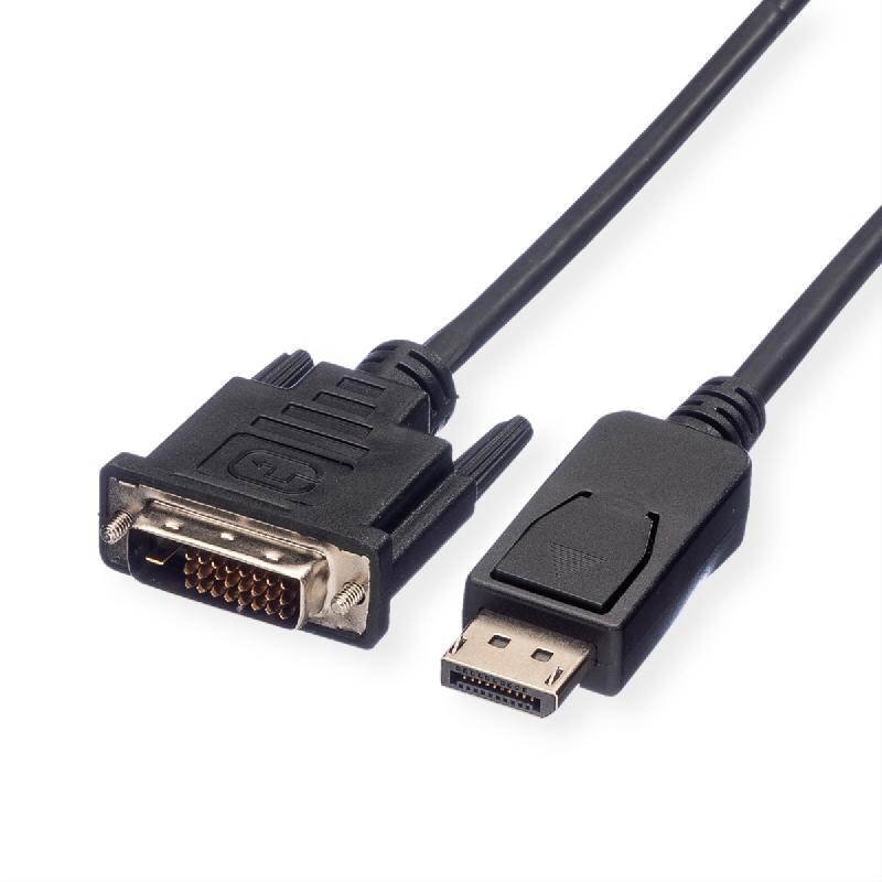 VALUE Câble DisplayPort DP M - DVI(24+1) M, LSOH, noir, 1,5 m_0