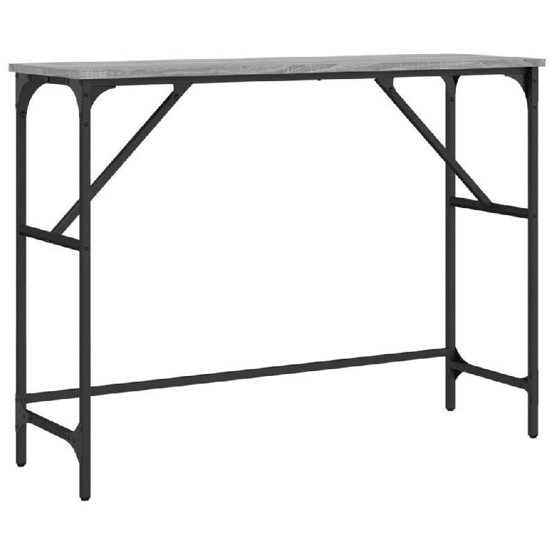 VidaXL Table console sonoma gris 100x32x75 cm bois d'ingénierie Modèle Atlas Bois - 834058_0