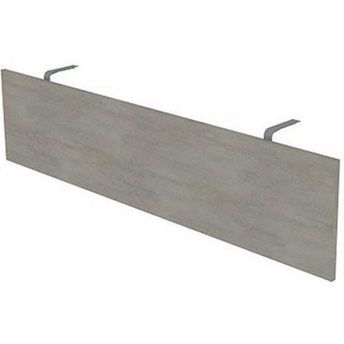 VOILE DE FOND L.180 POUR BUREAU AVEC BOX INCLUS BÉTON - QUADRIFOGLIO