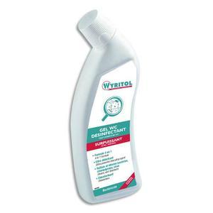 Gel WC désinfectant surpuissant Wyritol - flacon 750 ml - formule 4 en 1 : nettoie, détartre, désinfecte et désodorise_0