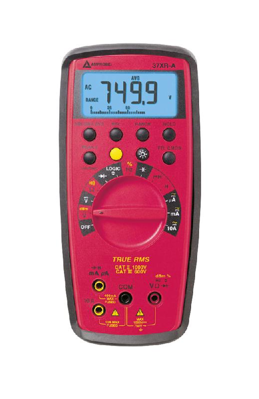 37XR-A - Multimètre numérique portable TRMS Amprobe avec test de composants et test logiques_0