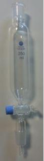 Ampoule cylindrique CLE en verre - Téflon - 100 ml - voie 2,5 - EC 29/32 F&M - cylindre Ø42_0