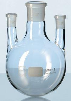 Ballon fond rond à 3 cols - AS018544 - 500ml - 24/29 central - 2x19/26_0