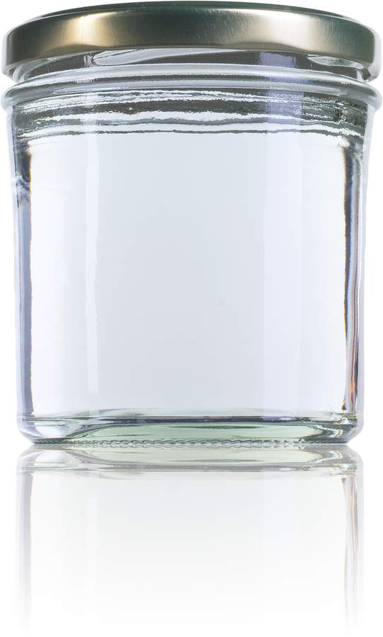 Bocal en verre cylindrique 350 ml - Twist Off TO 82 - Verre blanc_0