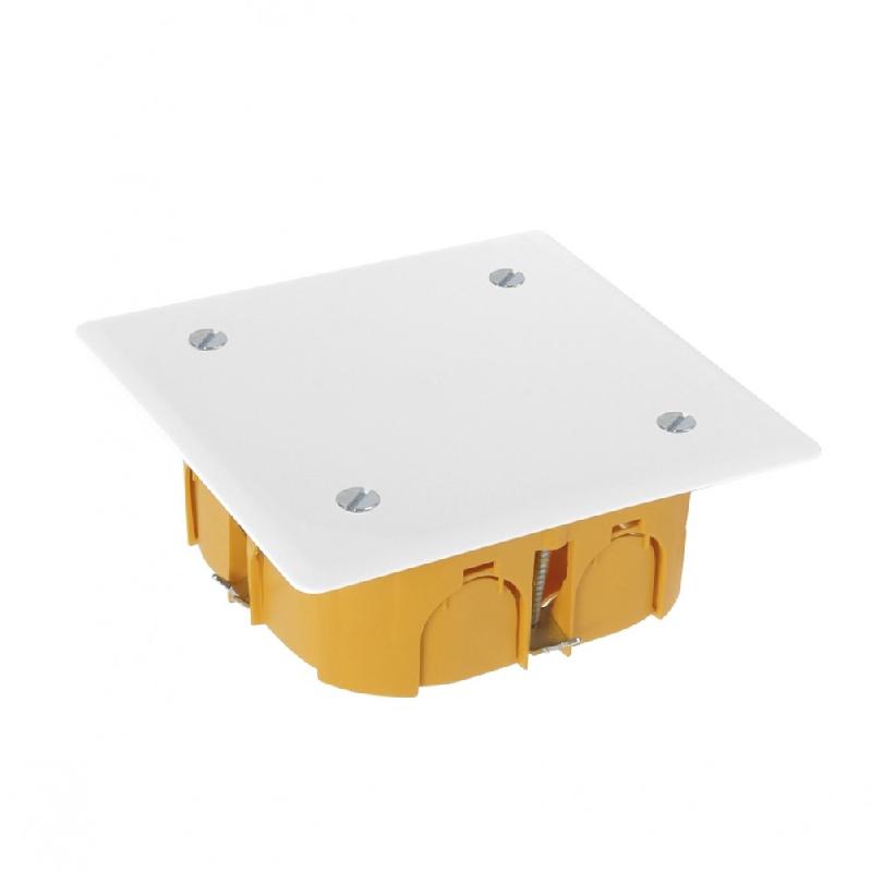 Boîte de dérivation à encastrer DEBFLEX - 8 entrées - IP20 - 129x129x43 mm_0