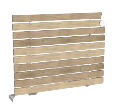 Clôture PVC quasi-occultante haut de gamme - Chloris Pleine - Gamme Prestige - Sur-mesure avec lames robustes en PVC et finitions modernes_0