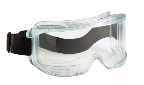 Lunettes-Masque HUBLUX en polycarbonate incolore - Réf. MO60660 - Coverguard - anti-UV, anti-buée, monture PVC souple_0