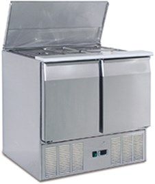 S900 - Saladette à poser - Sagi - 0.143 kW - Structure en inox AISI304 - Température 0/+8°C_0