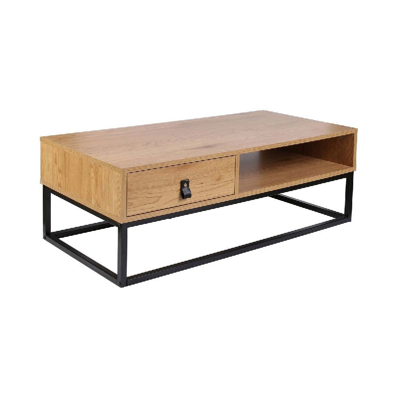 Table basse en bois et métal Abbott The Home Deco Factory - marron métal CM1133_0