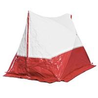Tente de chantier 250 x 200 x 190 cm - Toit en pente rouge - Réf. Art. 4110002072_0