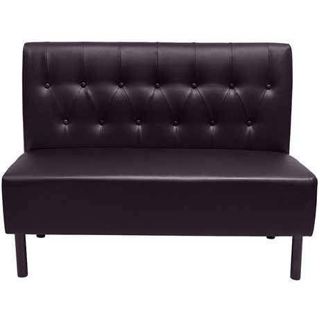 BANQUETTE DE RESTAURANT CAPITONNÉE ETOILE L.120 CM NOIR