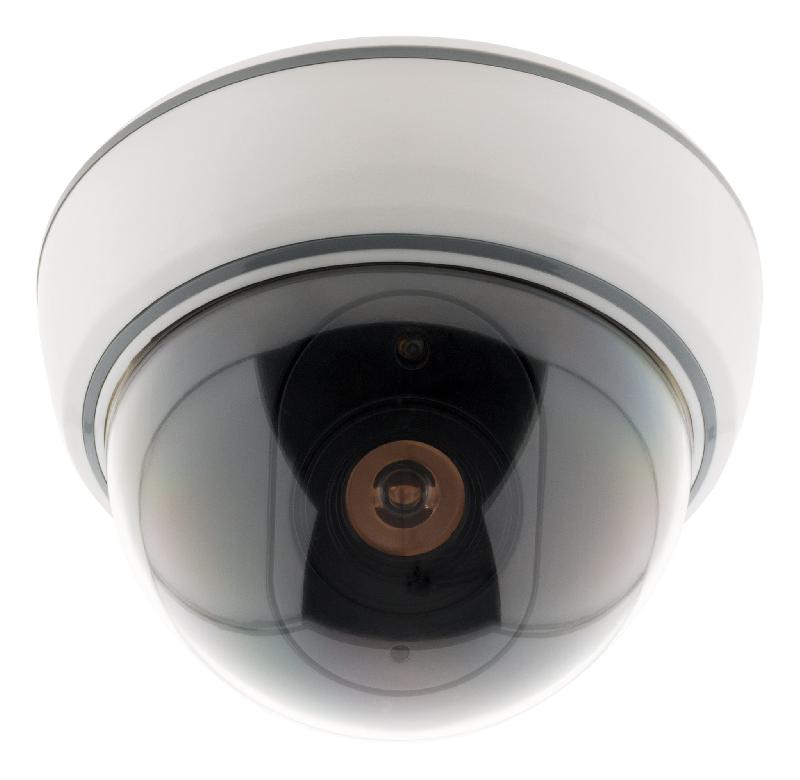 Caméra de surveillance intérieure factice avec LED clignotante rouge - Otio_0