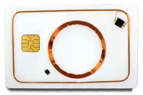 Carte combi RFID - double/triple technologie - puce + RFID - PVC/PET/ABS - impression offset et numérique_0