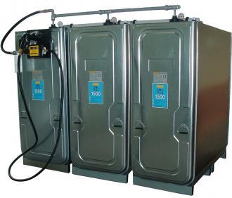 Cuve gasoil en batterie avec pompe - 4500 litres - 308387_0