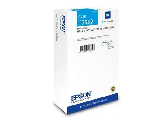 Epson C13T75524N cartouche d'encre 1 pièce(s) Original Rendement élevé (XL) Cyan_0