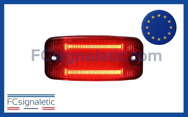 Feu de gabarit position Optoline D rouge LEDSON 360522_0
