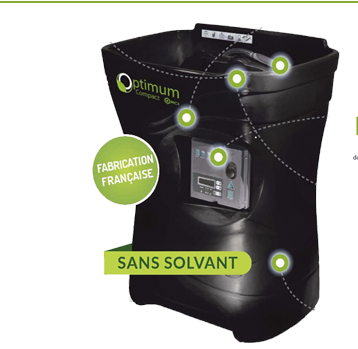 Fontaine de dégraissage biologique compacte - Optimum Compact YFO72059 avec systèmes de nettoyage multiples_0